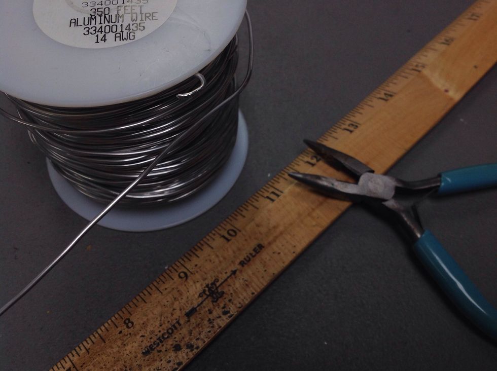 I included this picture to show the type of wire I am using. Any wire that you are able to bend easily will work.
