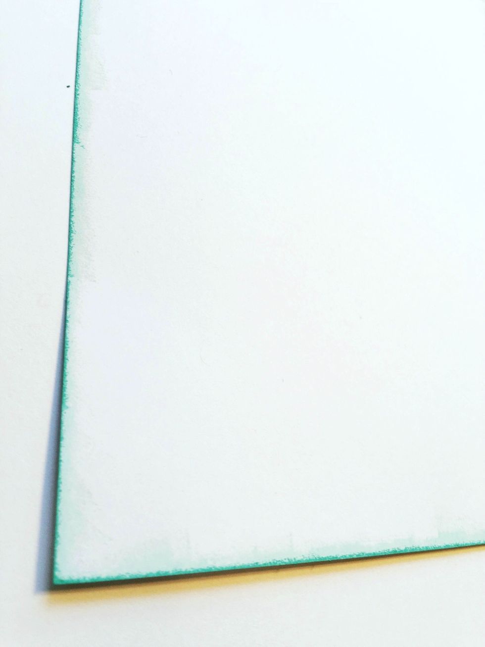 I inked the edges of my tag with Prima Chalk Edgers. I used the Pastel Blue first, then I used the Teal Damask.