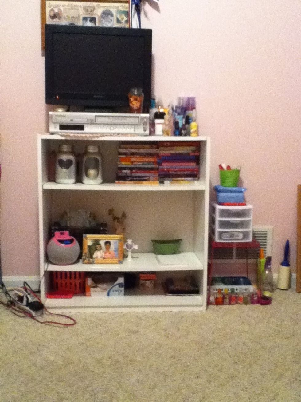 I just recently changed my room around. One day, I just thought I myself "why not organize and change my room around?"
