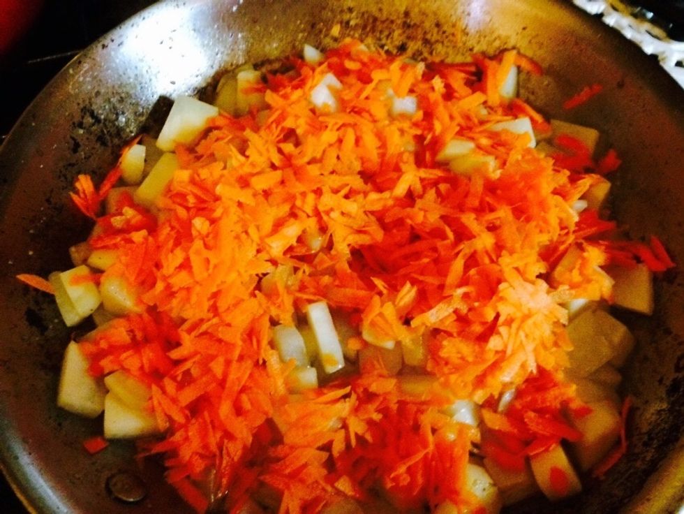 I just spread right over my potatoes.