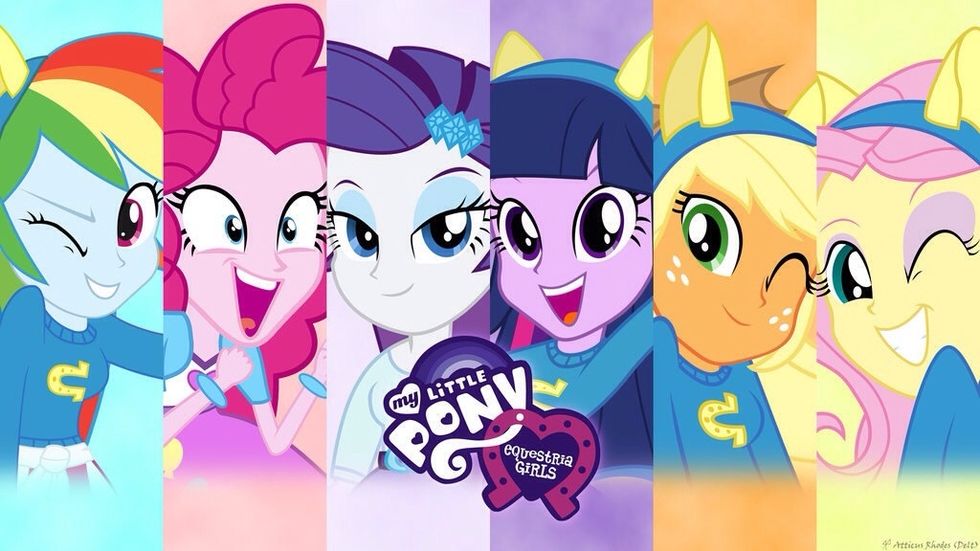 I know,I know. My little pony is so COOL. I even the movie!!!