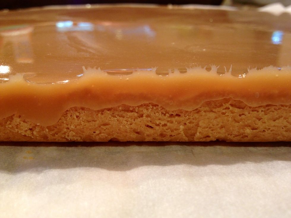 I let mine harden overnight.