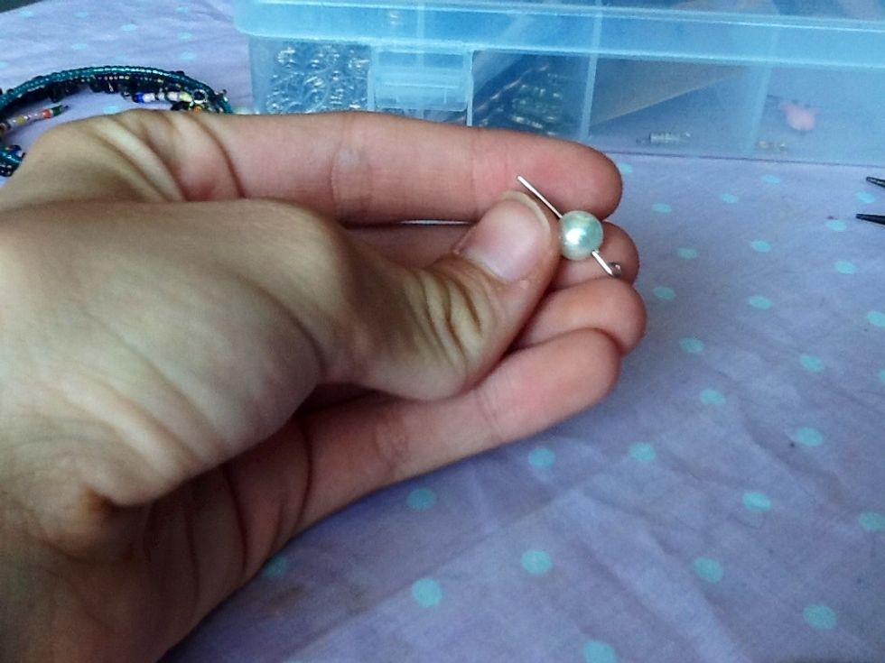 I like adding a big bead at the end but you don't have to
