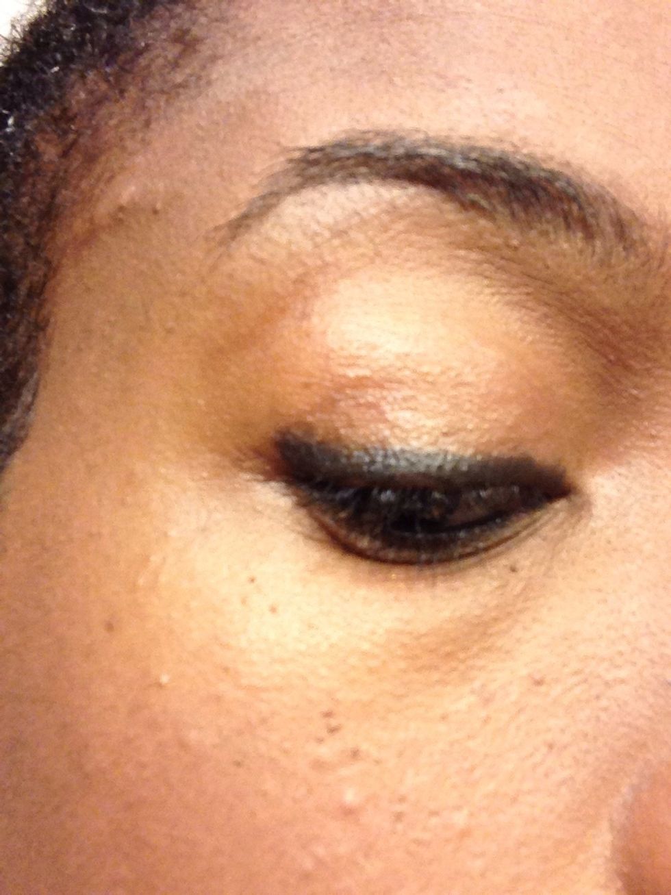 I like black eye liner it helps make my eyes pop!!!!