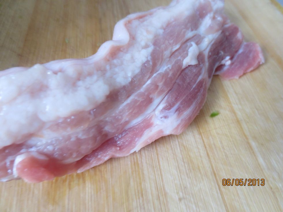 I like mine fatty for tenderness and to add extra flavor to whatever dish I'm cooking