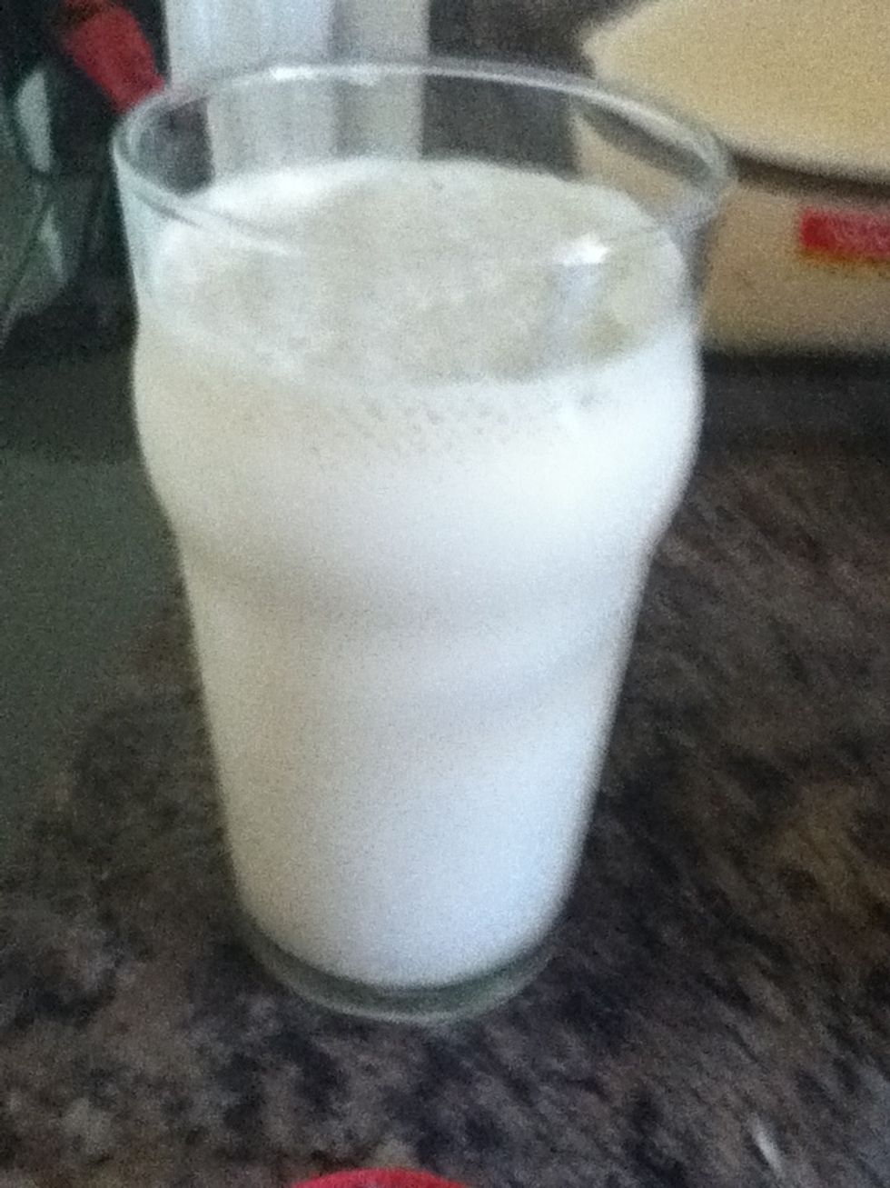 I like not so strong so it is lighter in color.( Add coffee depending on ur taste if you like less or  more strong )