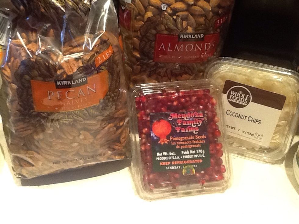 I like them plain or with some of these for taste, crunch and texture.