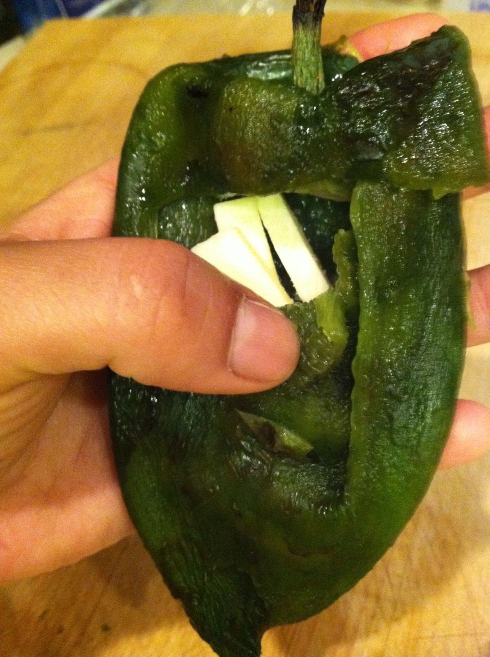 I like to add cheese in the bottom