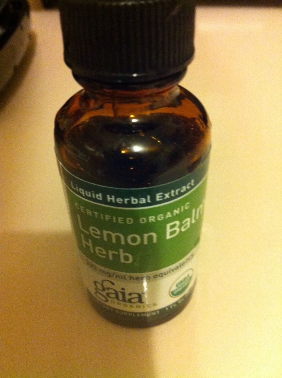 I like to add some Whole Foods Lemon Balm drops for added immunity/stress benefits