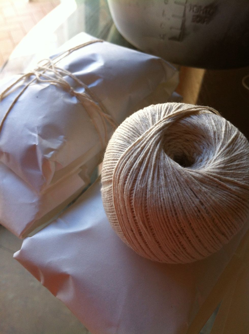 i like to cover them with paper because i also freeze them for later.. keep them better...