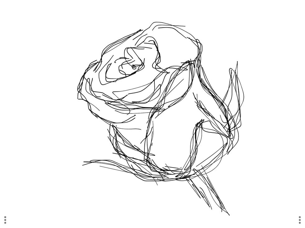 I like to make the drawing bolder but you don't have to.
