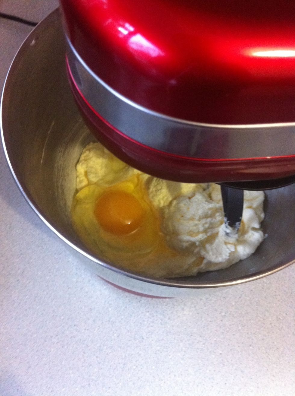 I like to scrape down side of bowl with each addition as well.
