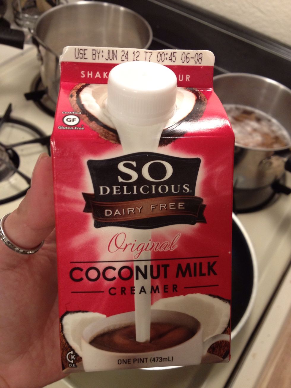 I like to use a creamer just to make it a nice thicker fuller taste!