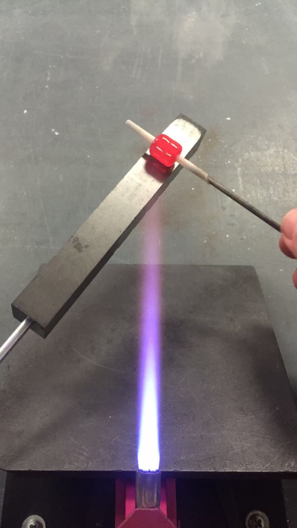 I like to use the back of the Beadroller as a long graphite paddle to help smooth out the bead.