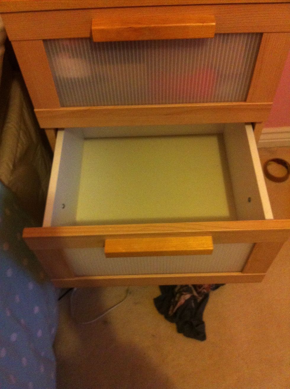 I'll be putting my nail varnishes in this drawer