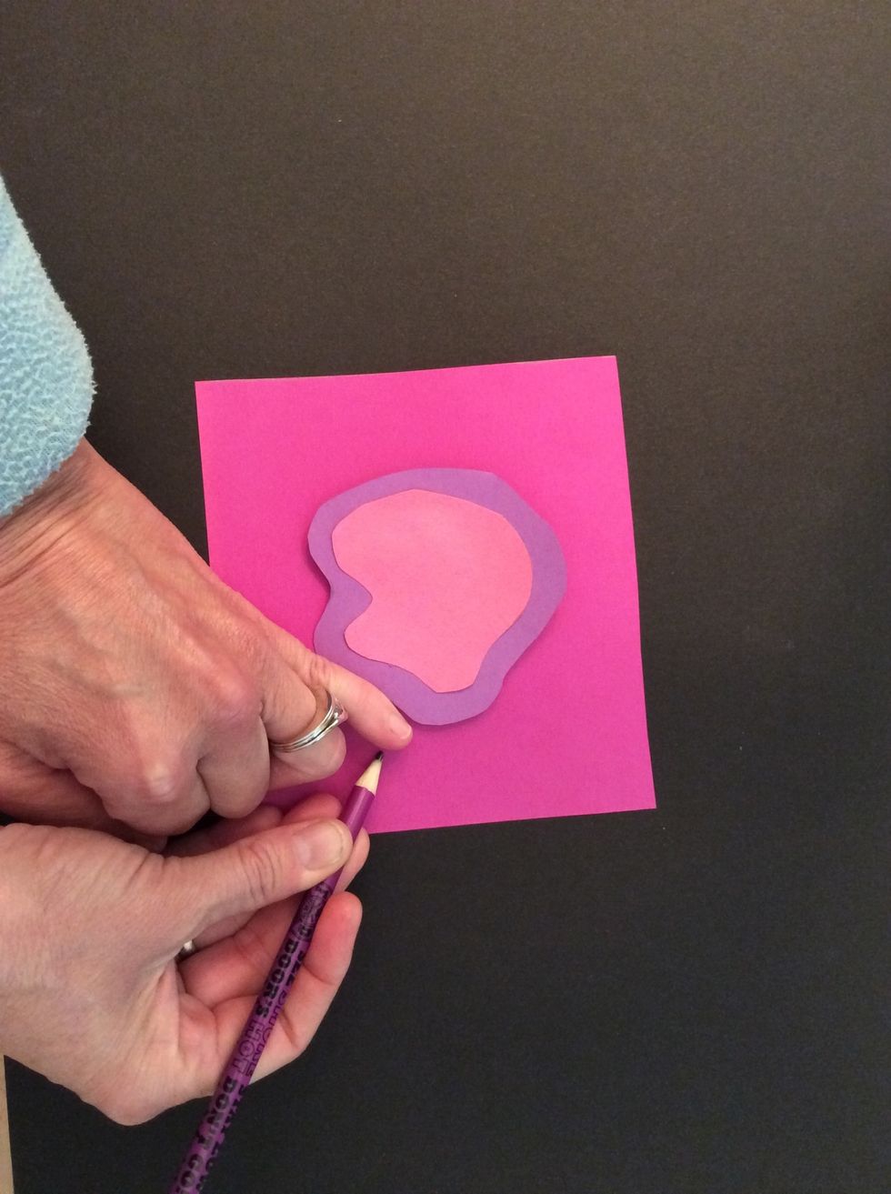 I'll choose a new piece of paper and repeat the steps. 1. Measure