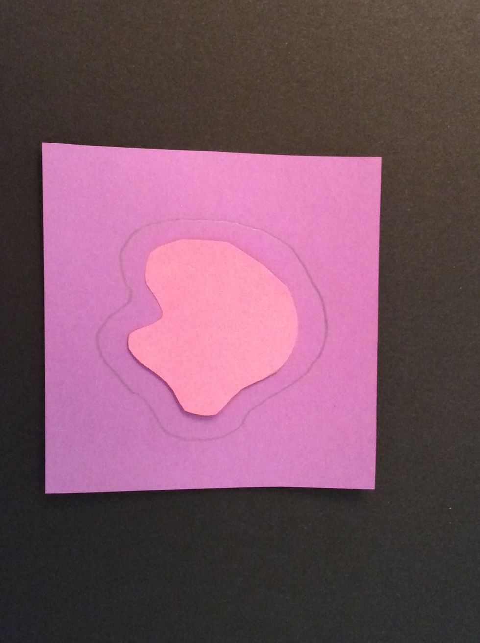 I'll use my pencil to repeat the shape.