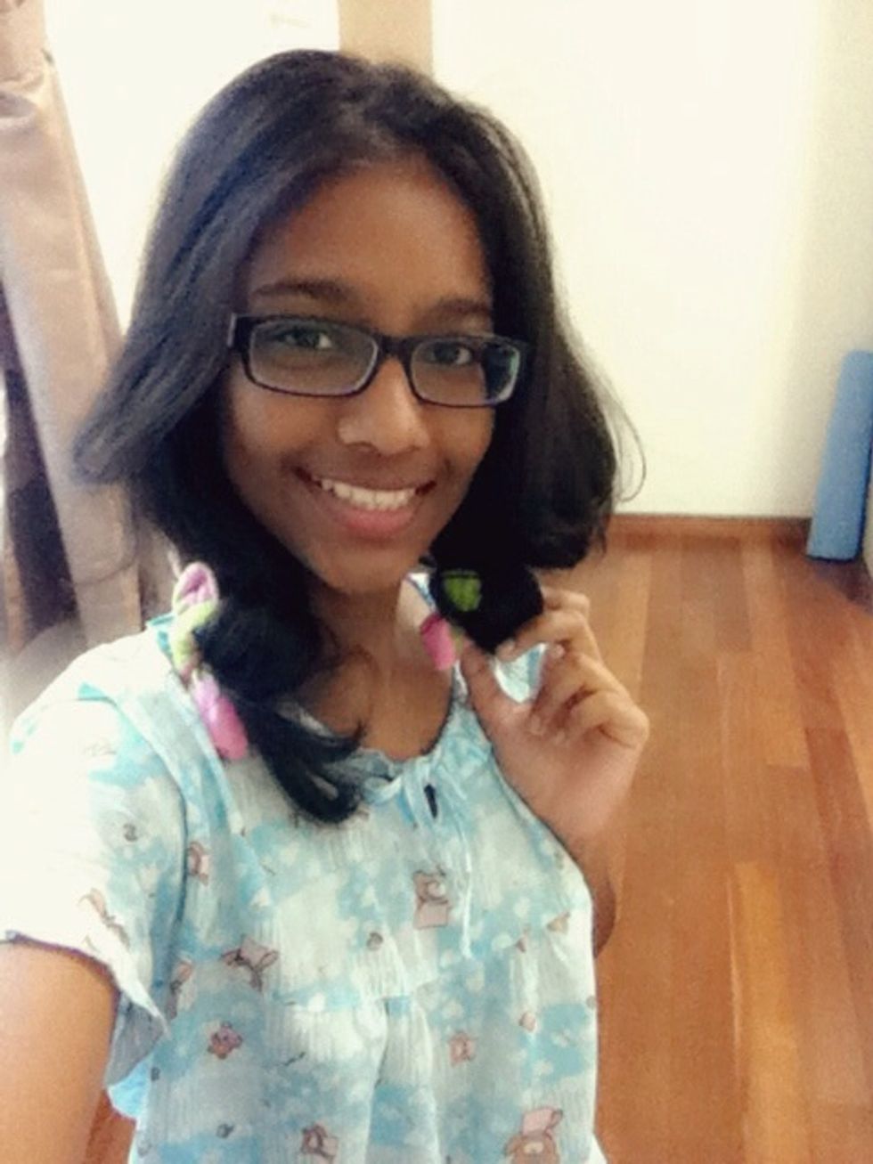 I look terribly messy and weird because i just woke up :3