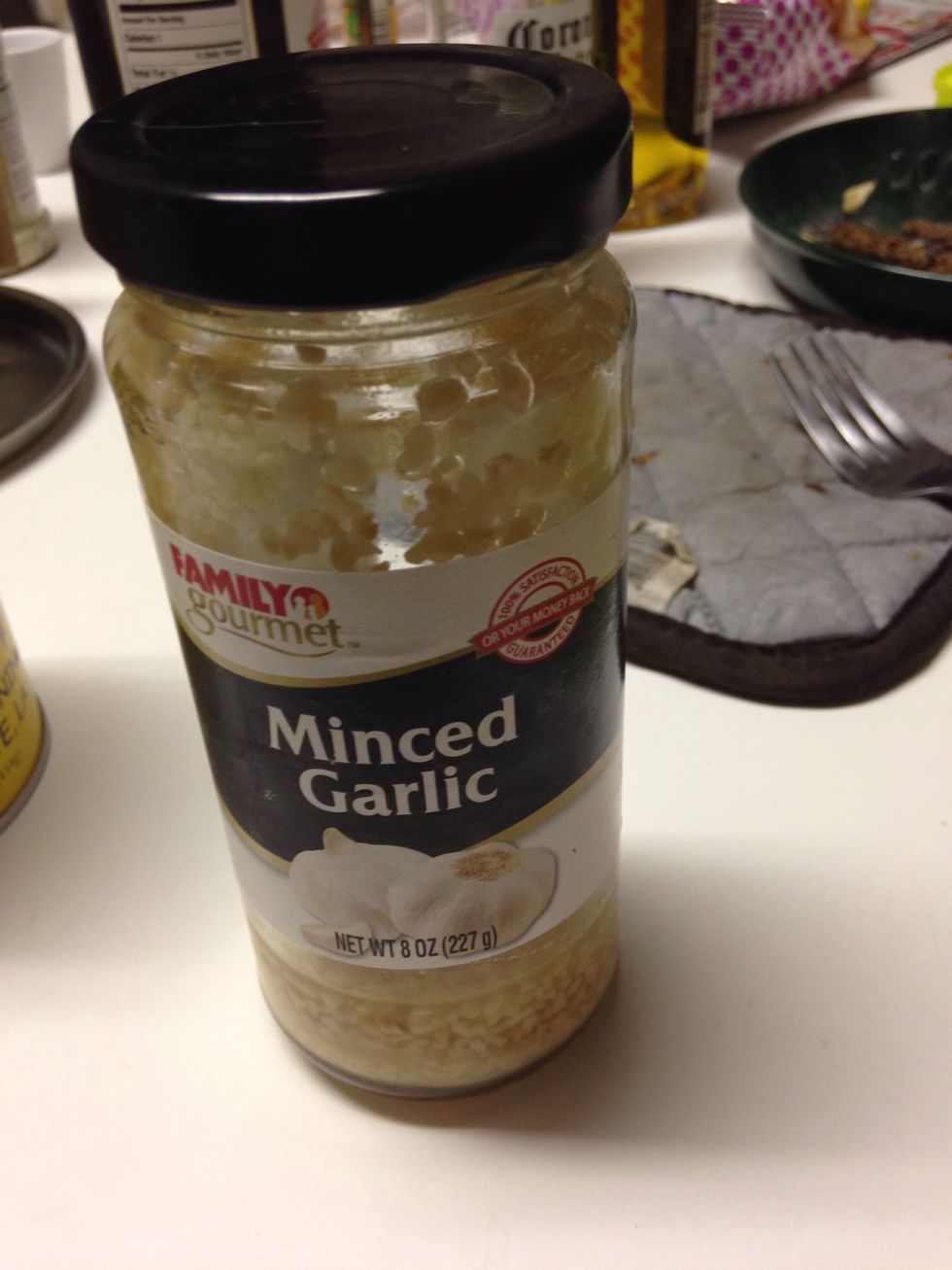 I love garlic I add lots! At least 3 tbls