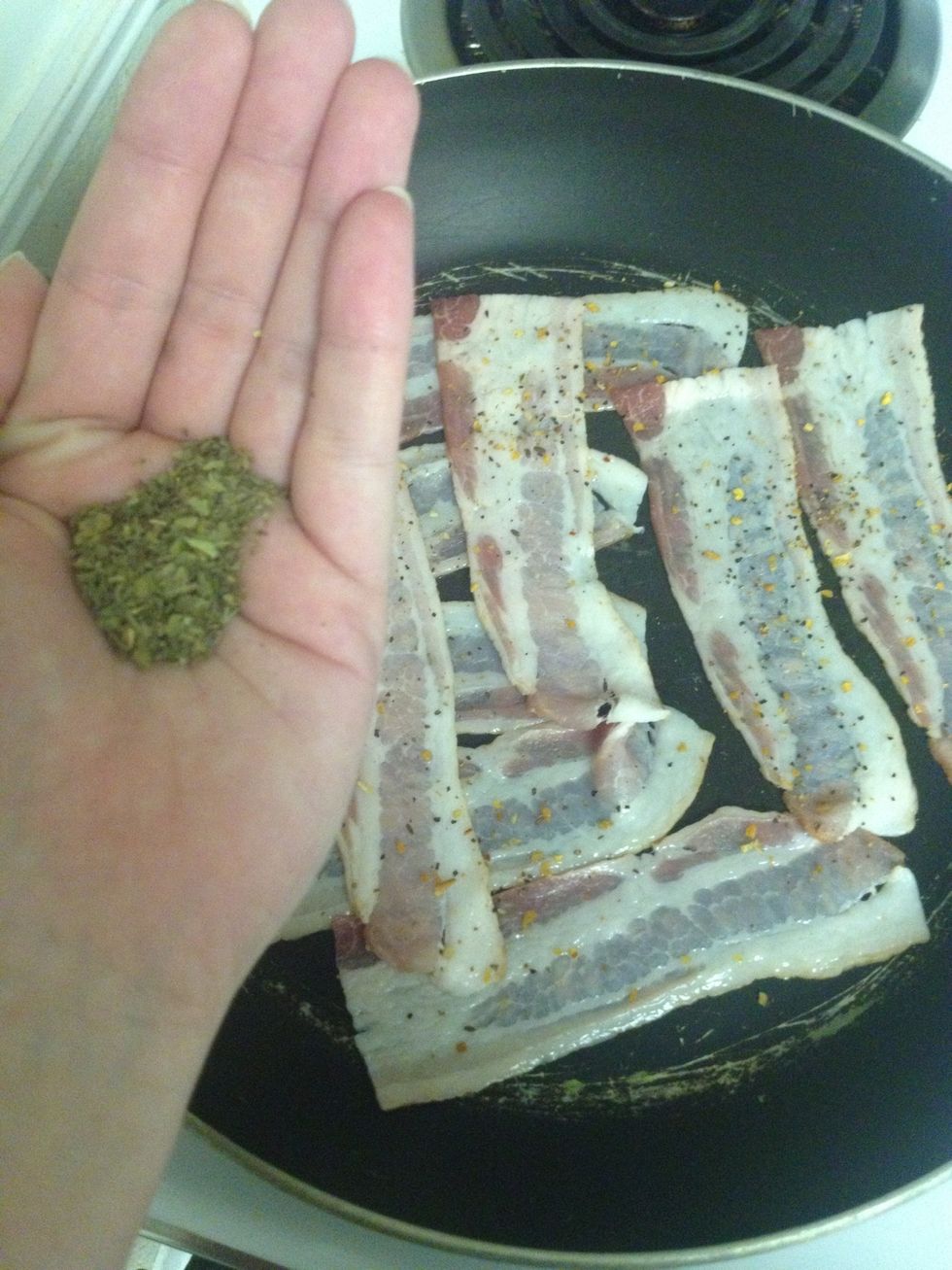 I love herbs. This is some basic herbs, I can't remember the name at the moment.