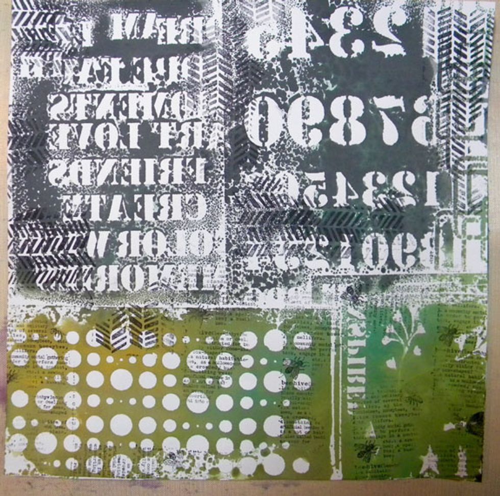 I love the graphic black and white patterns.