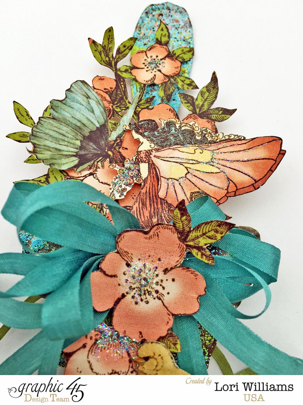 I love the top of the spoon with the embossing colors peaking through. So rustic chic...Love it.