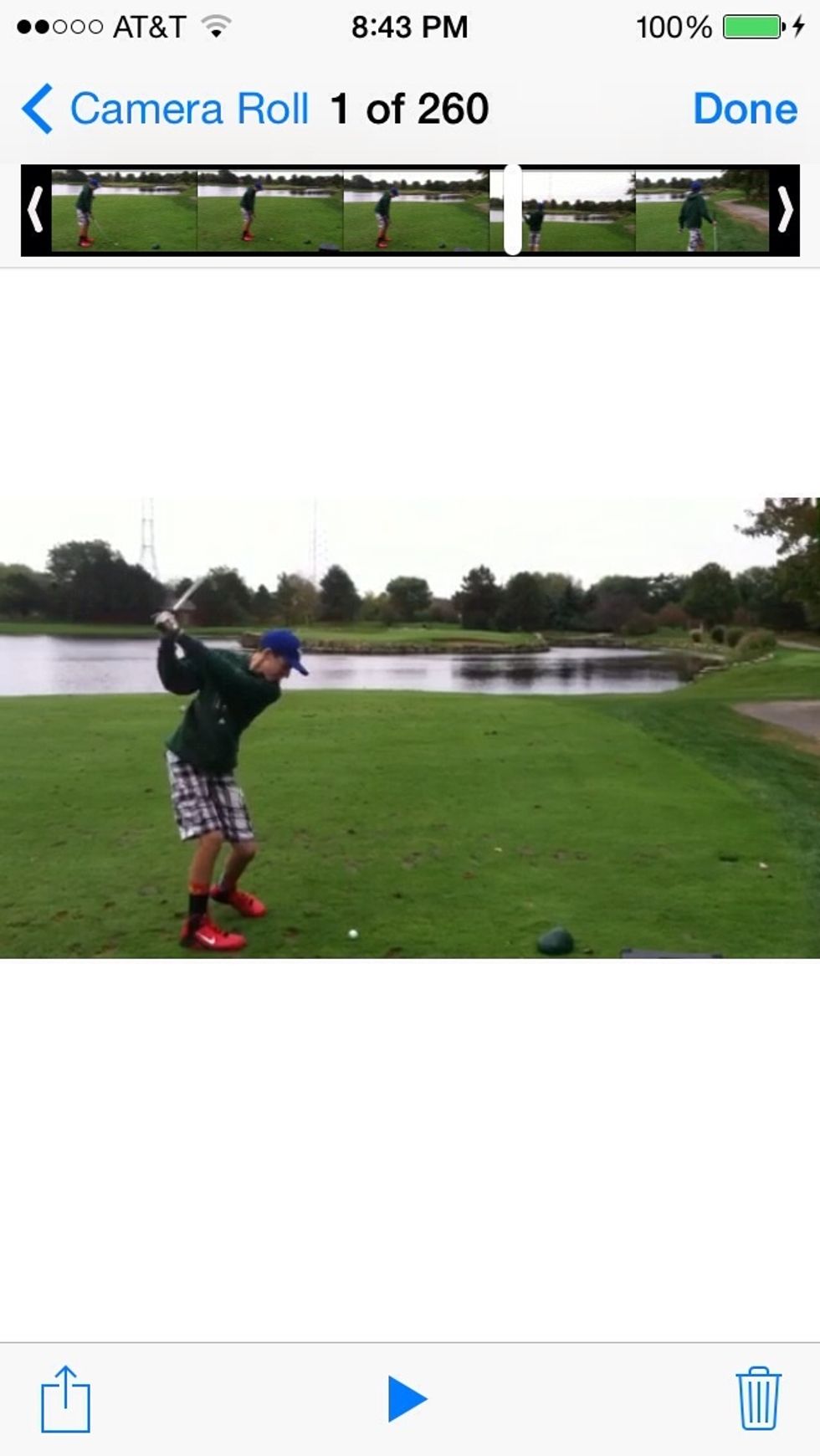 I love to play golf. Next to basketball, it is my favorite sport. I feel successful when I do good and golf. So I go to the course a lot during the summer because it makes me feel like a winner.
