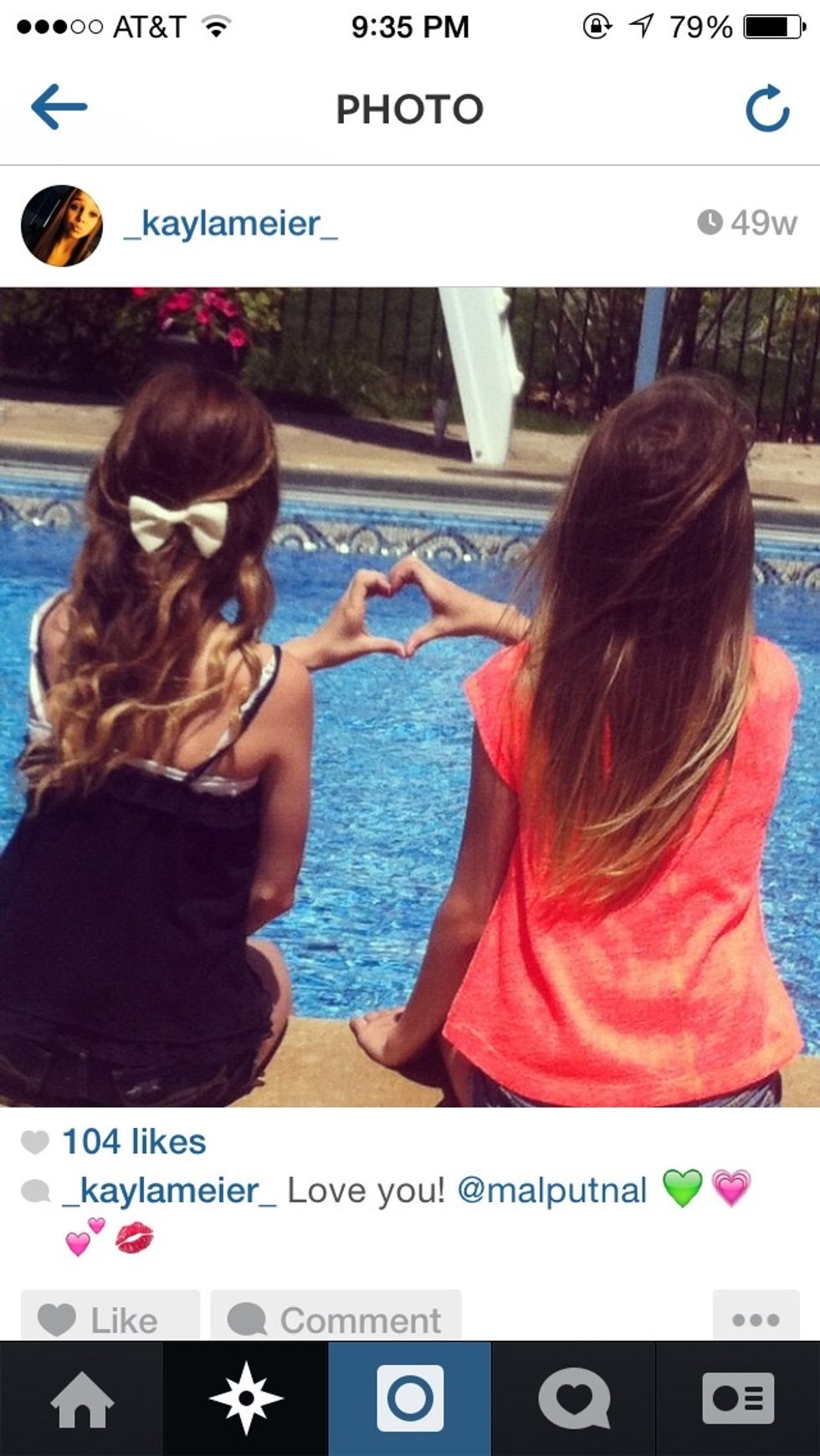 I love to surround my self with tons of friends because they make me feel like i can achieve anything and do anything!