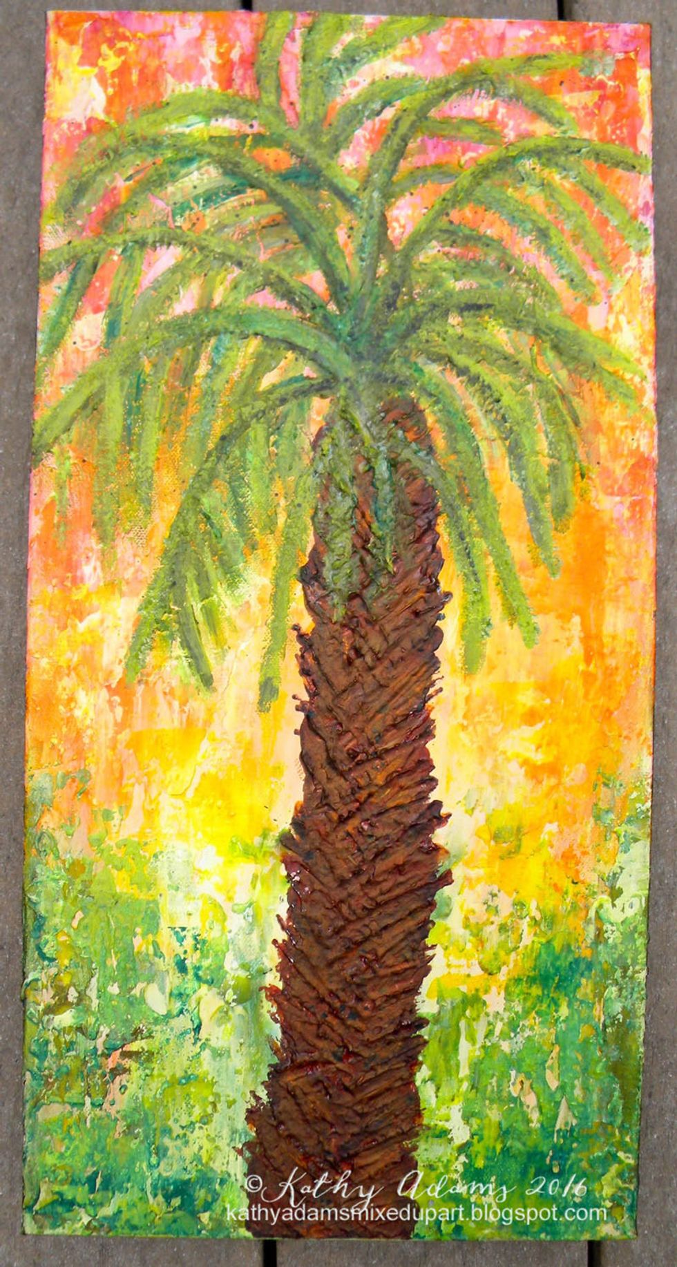 I loved creating this beautiful symbol of summer and South Carolina where I live. To see the other palmetto tree  Snapguide that I created go here: https://snapguide.com/guides/paint-a-palmetto-tree/