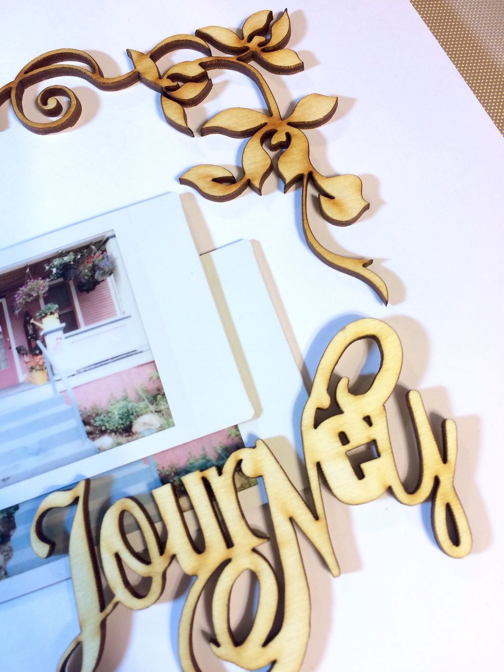 I'm, also, going to be using some wood cuts from Melissa Frances.