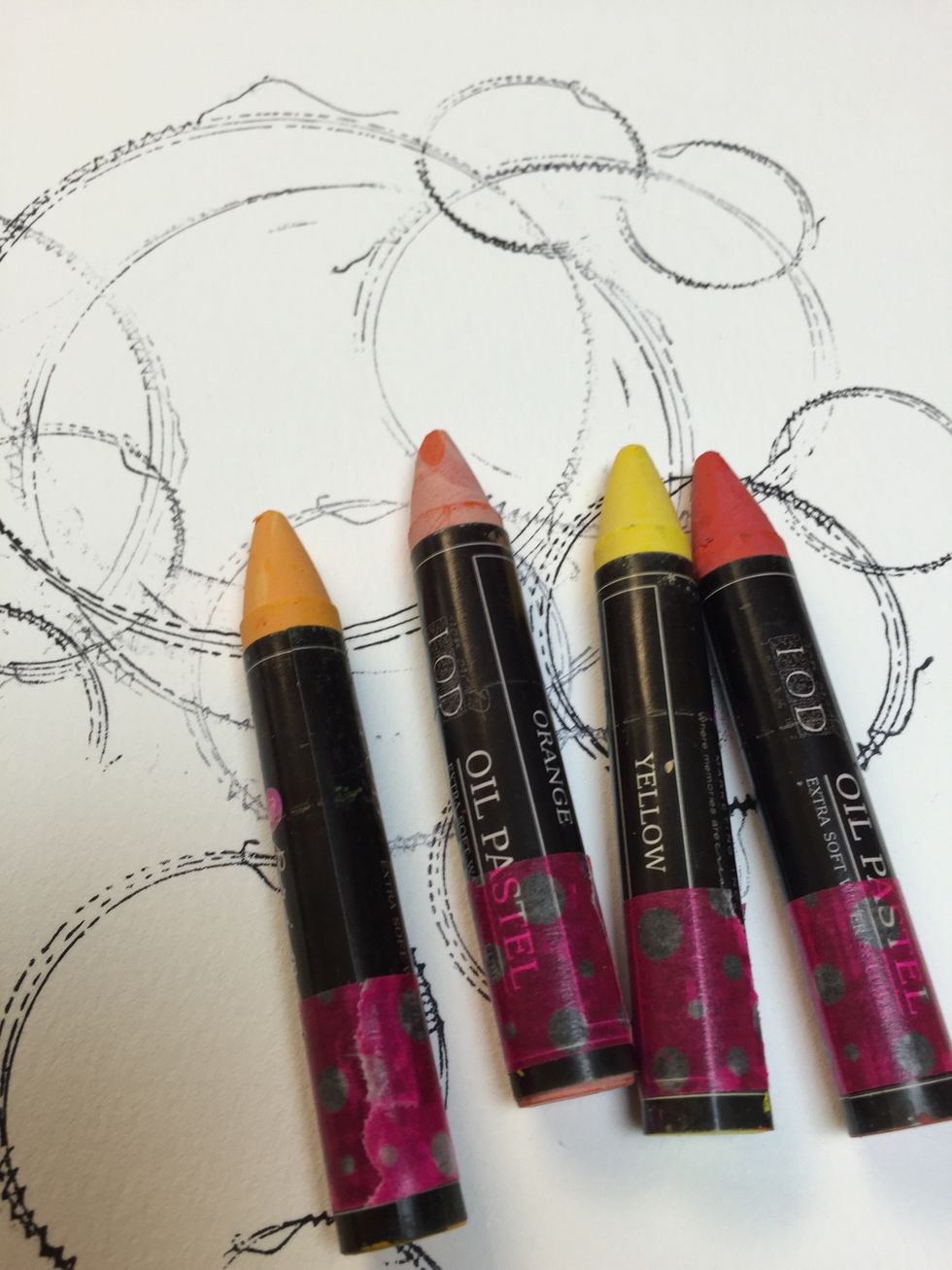 I'm going for the sunset so this is my chosen palette