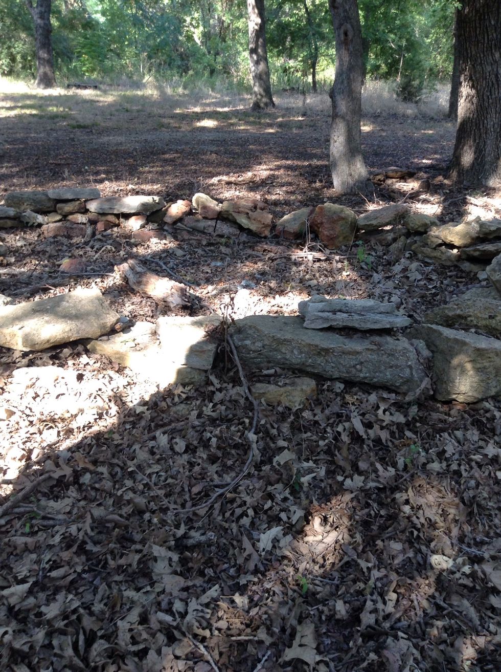 I'm guessing Indians made a fire a long time ago and left it there.Cool stuff!