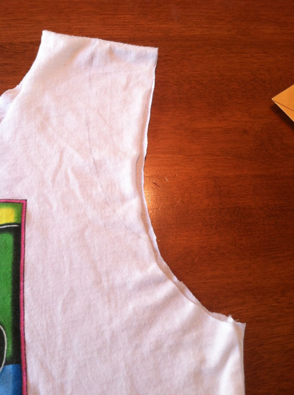I'm making mine thinner. (Try on before you cut every time. )