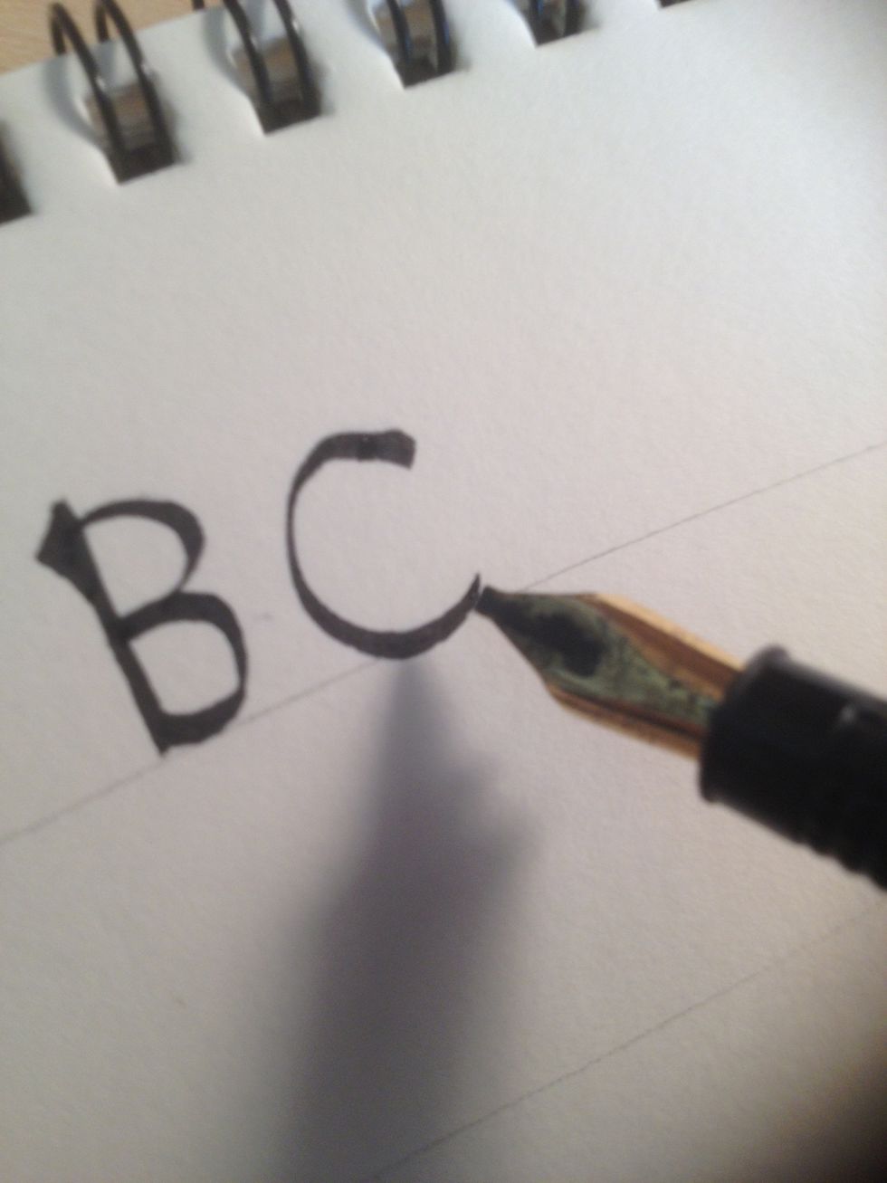 I'm not even going to explain how to make a C.