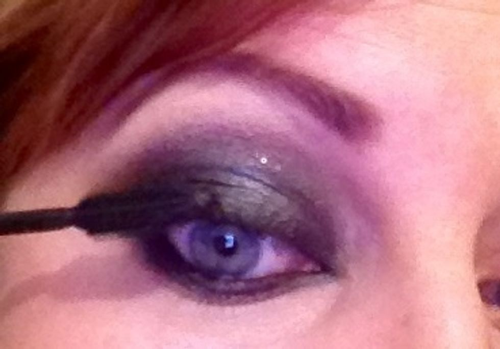 I'm now adding mascara I'm using Loreal voluminous lashes as always I don't use lashes I don't need them but if you do then feel free to add them.