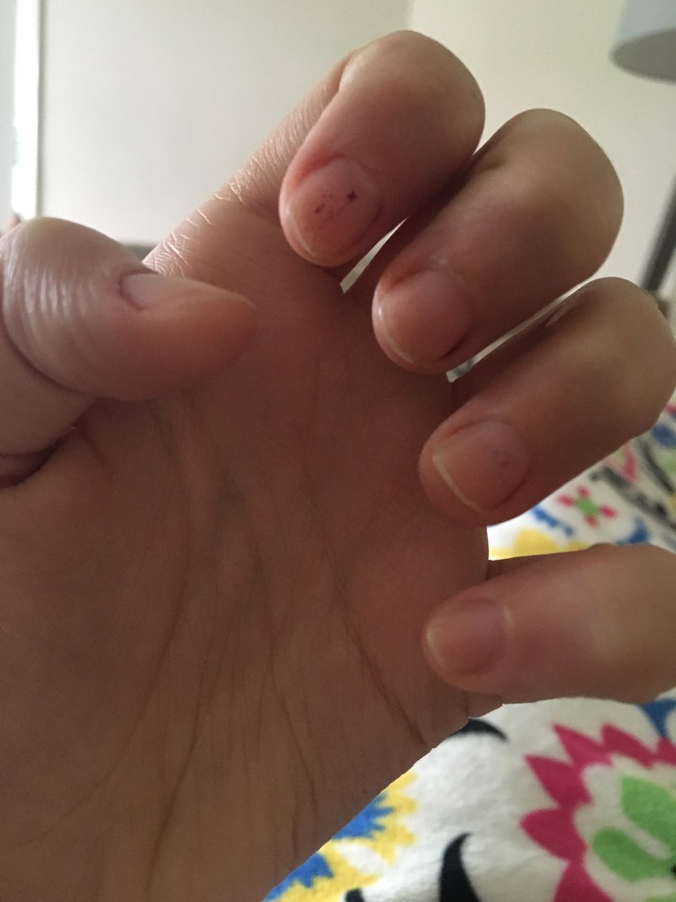 I'm so proud of my nails. They look lovely! I have uploaded a few more videos on my YouTube channel (h.olly_c vlogs)