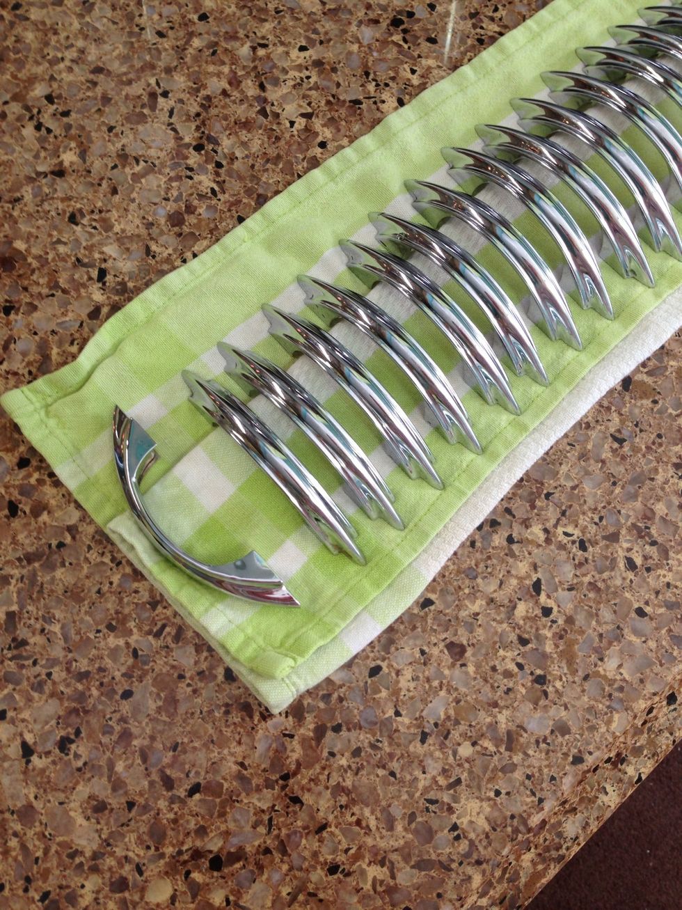 I'm sorry I've never met my mother-in-law, but I live in her home and I'm finally glad I could 1.) open up her well used kitchen the way she had always wanted it to be & 2.) that she saved EVERYTHING!