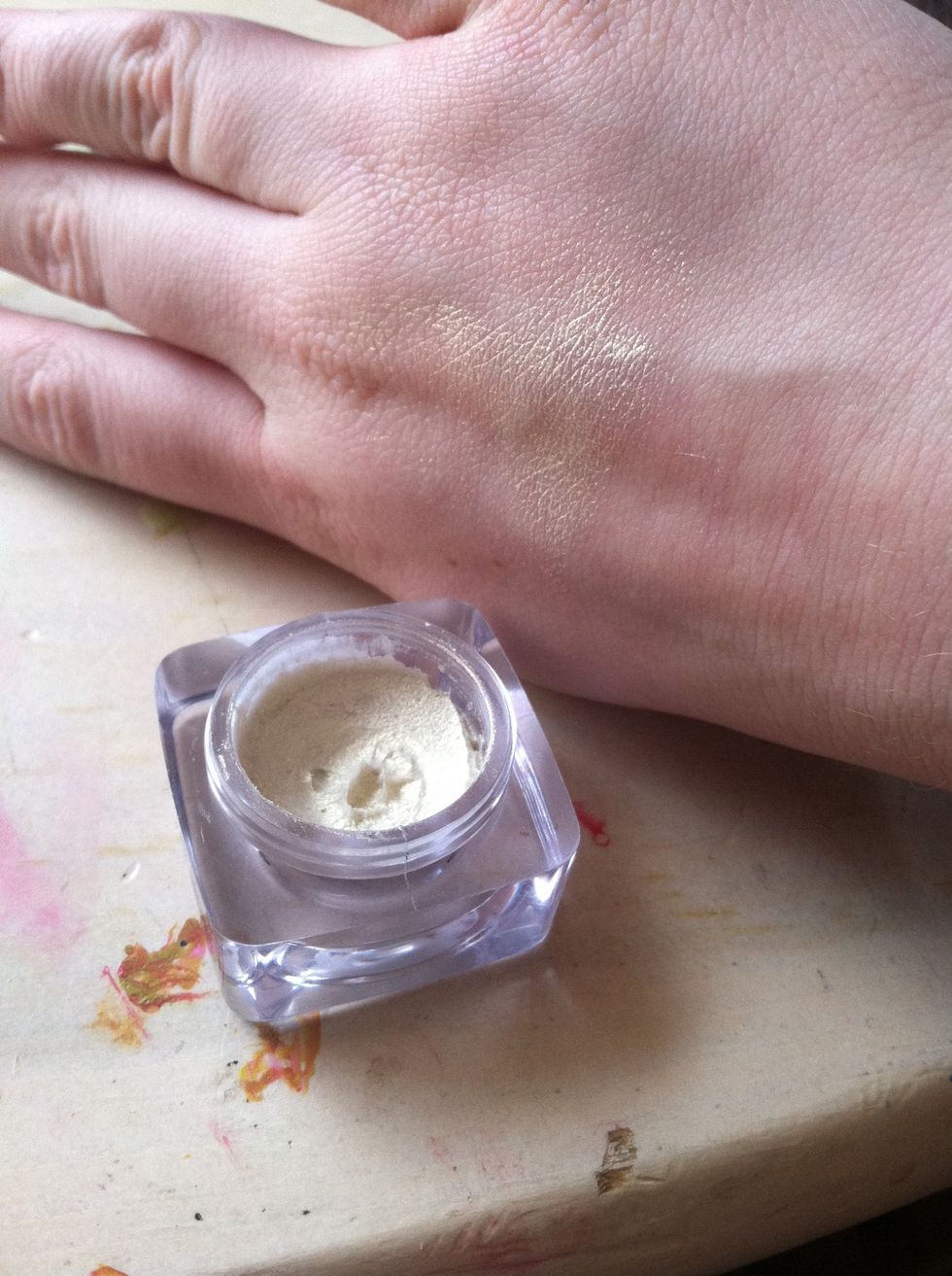 I'm surprised at how much I enjoyed this product! It goes on fairly sheer and is a great base for an eyeshadow or as a highlighter(: