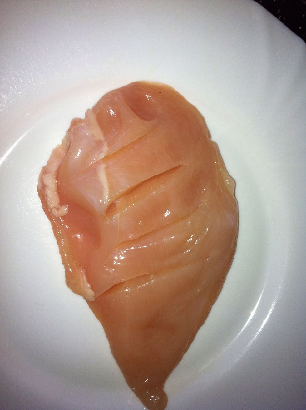 I'm using Chicken Breast - you can use chicken thighs and drumsticks or whole chicken legs....don't forget score the meat with a Sharp Knife