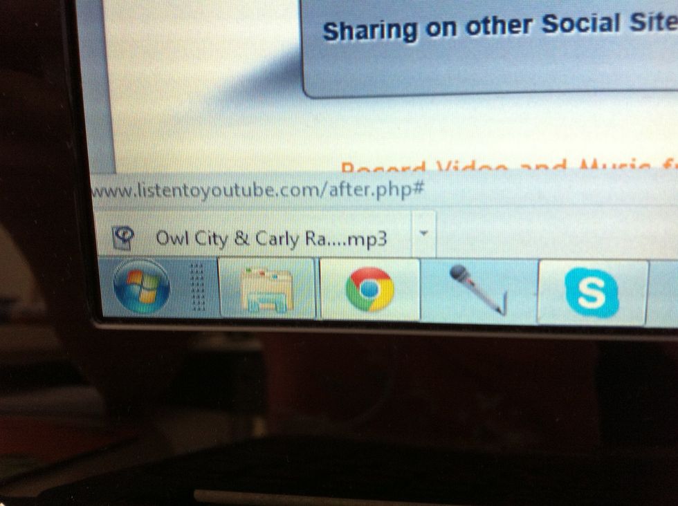 I'm using google chrome it looks like this for me, click on it to open