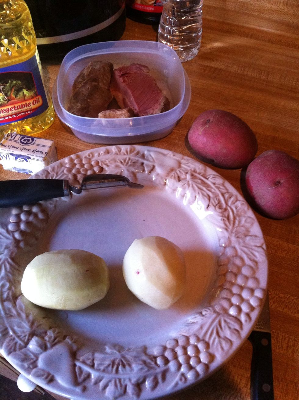 I'm using left overs from Guinness Corned Beef..check out the guide for that in my profile.