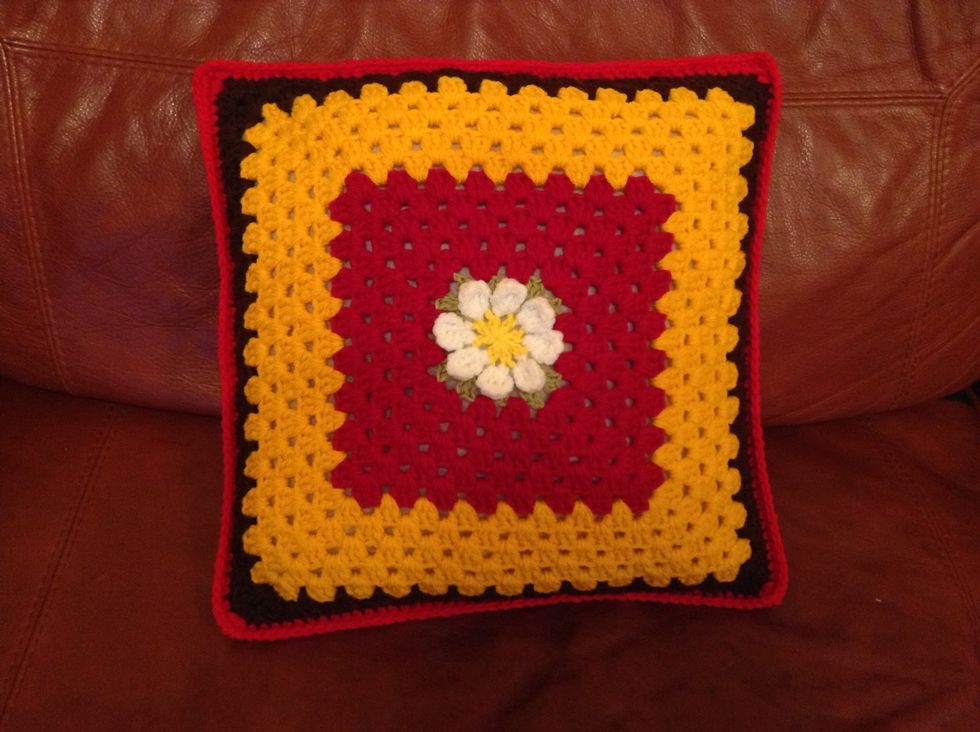 I made a cushion cover from mine. What will you make? \ud83d\ude0a