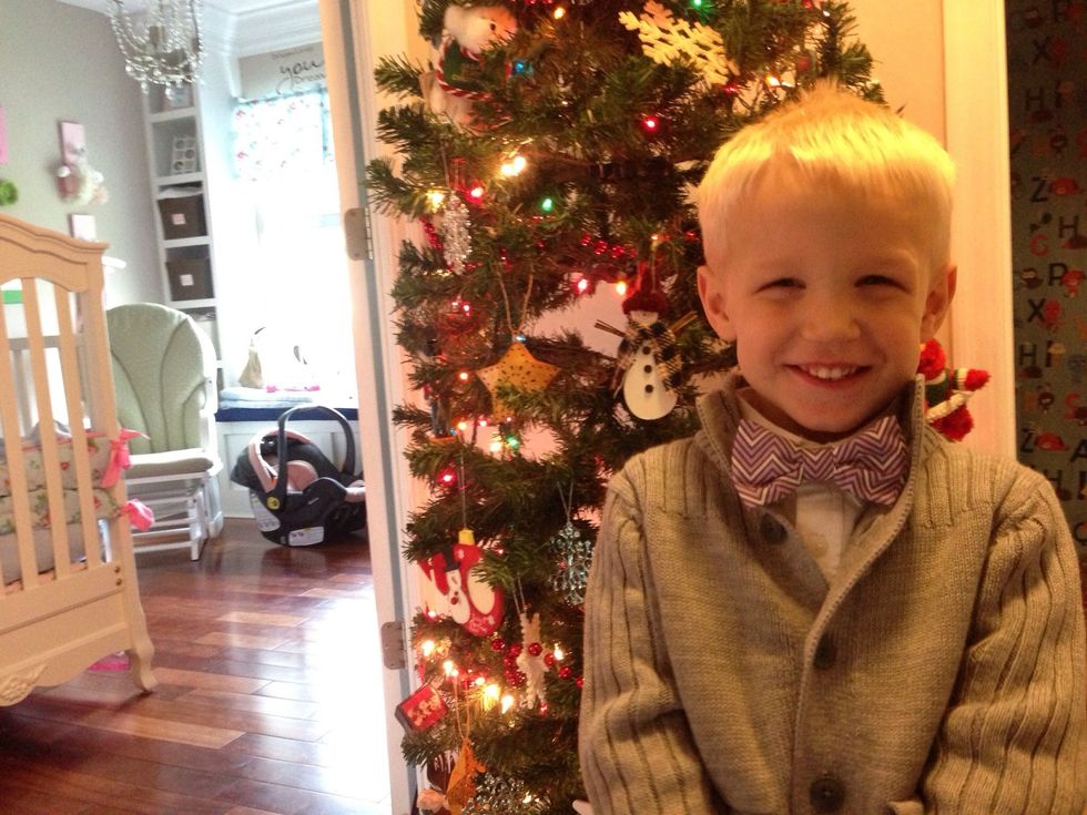 I made a paper family for my wife, starting with my son. Here is my source photo...