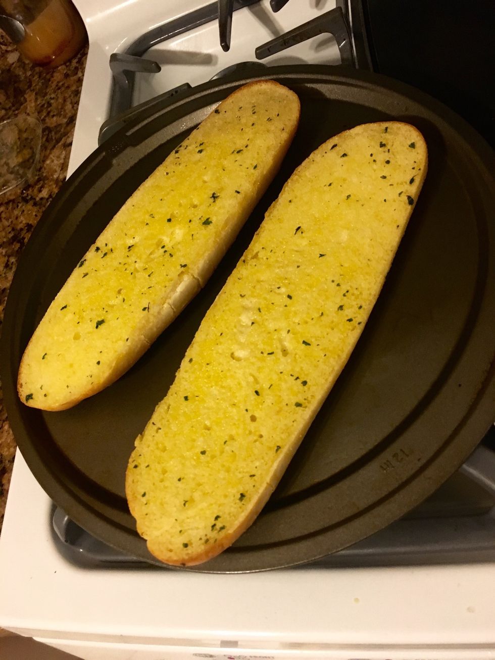 I made garlic toast with it also!