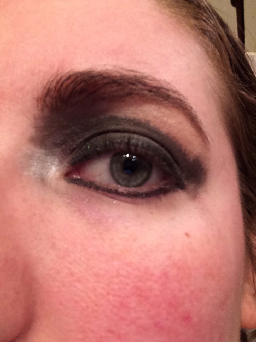 I made mistakes; some of the eyeshadow fell on my cheeks but it was easily fixed with make up remover wipes.