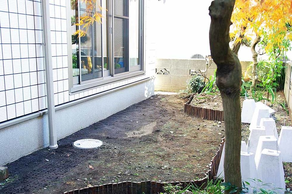 I make the wood deck into this garden from now on.