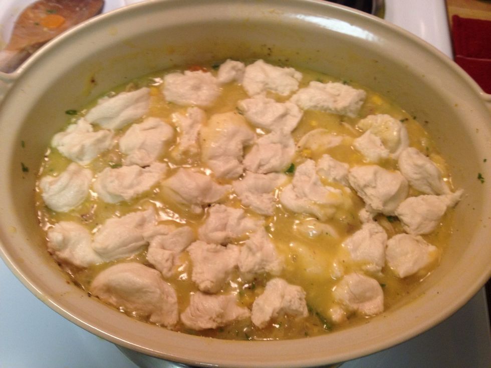 I managed to fit 5 biscuits in my pot, which seems like a good amount to me.