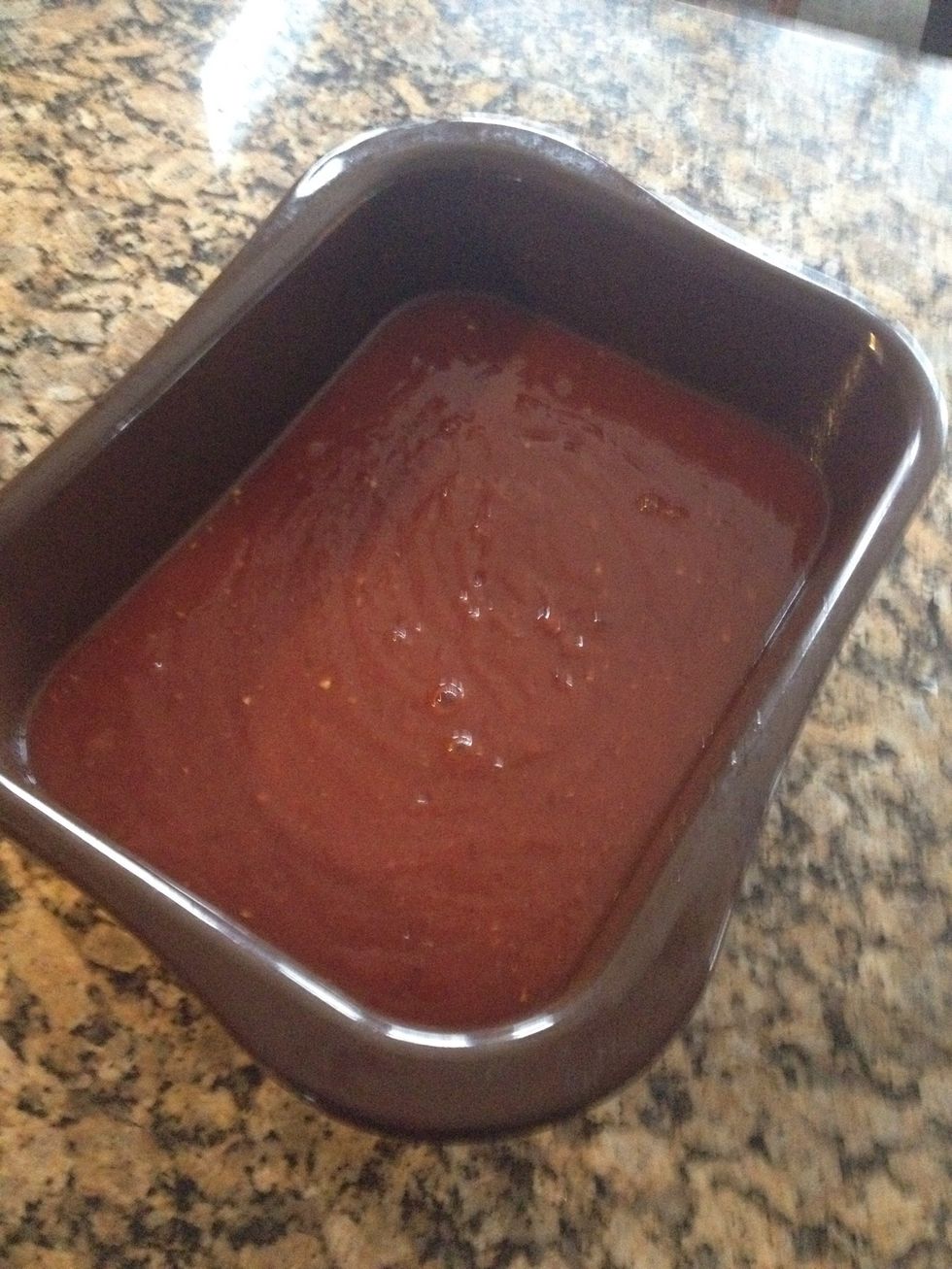 I mix it up in the roasting pan I use. You literally only dirty two dishes making this!