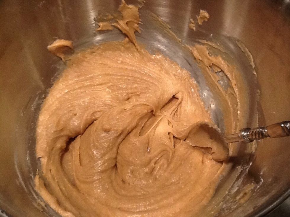 I mixed it all together until all the power was mixed in.