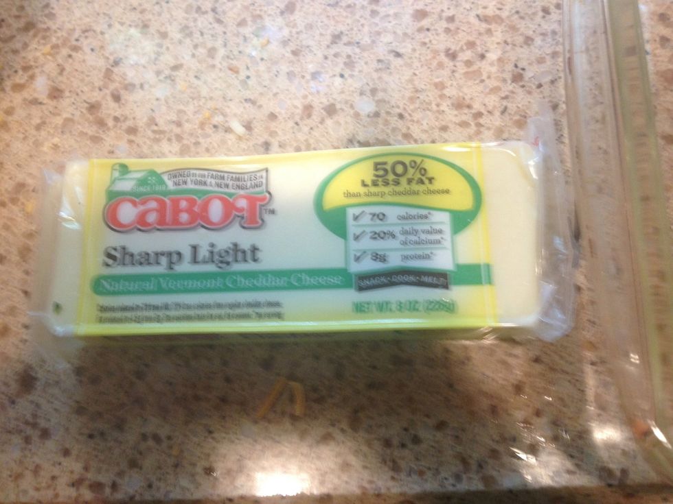 I needed another cup of cheese.  I had this so I shredded half the package (one cup) and added it.